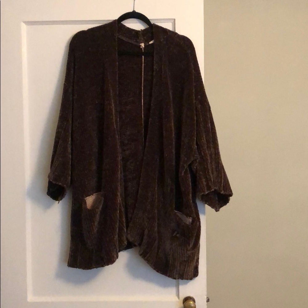 Anthropologie Medium Brown Cardigan